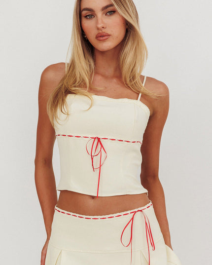 Bone Trim Cami Top