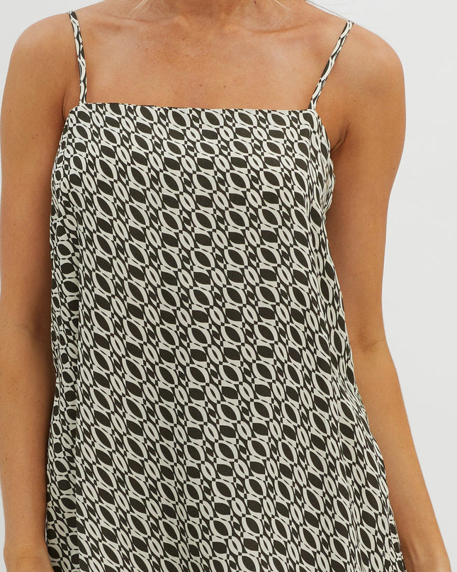 Longline Top Print Solna