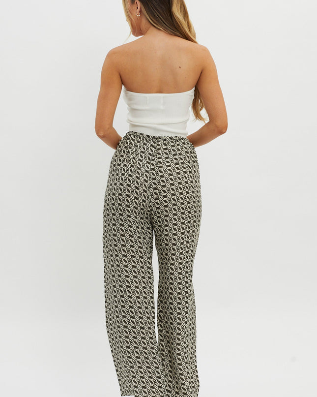 Drawstring Pants Print Solna
