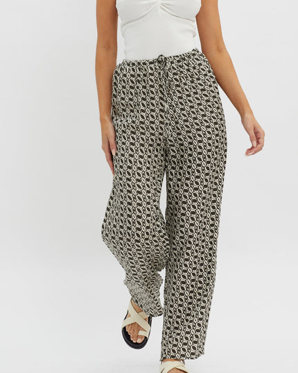Drawstring Pants Print Solna