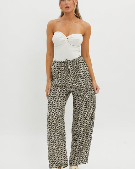 Drawstring Pants Print Solna