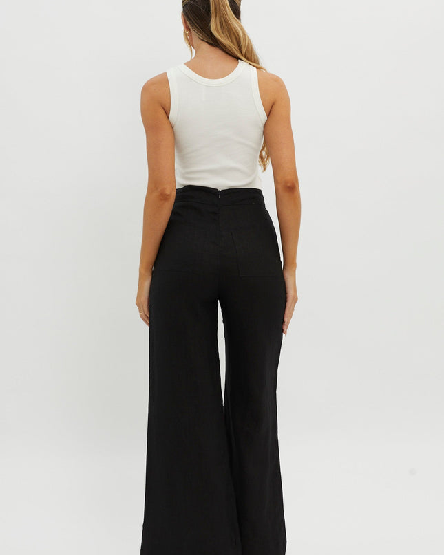 Black Wide Leg Pants