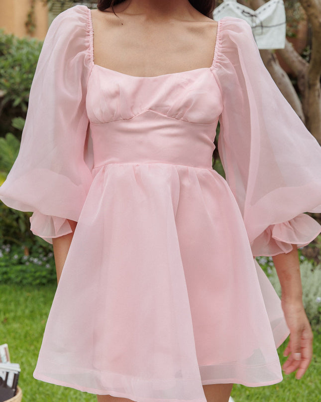Blush Sunshine Long Sleeve Mini Dress