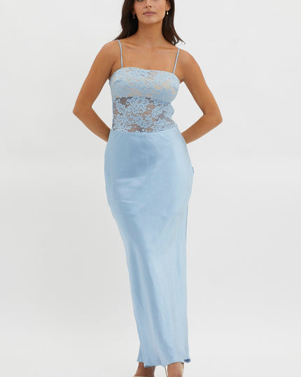 Blue Moon Magic Floral Bodice Dress