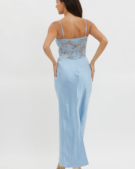 Blue Moon Magic Floral Bodice Dress