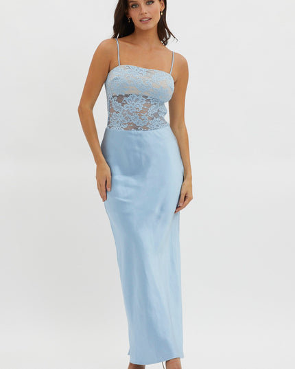 Blue Moon Magic Floral Bodice Dress