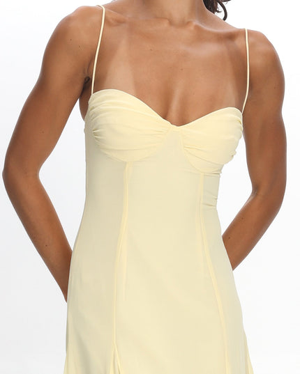 Butter Godet Hem Maxi Dress