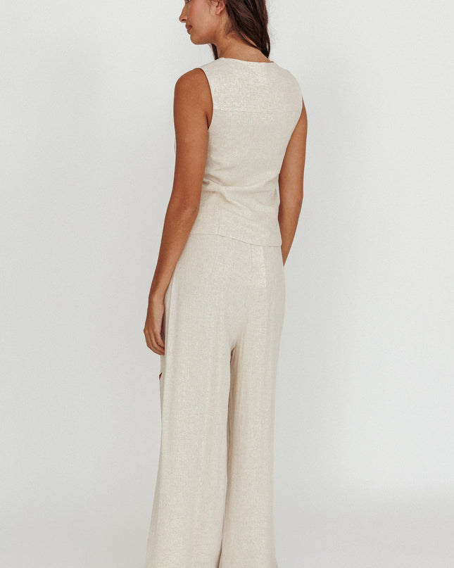 Oat Things Sun And Moon Wide Leg Pants