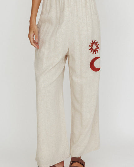 Oat Things Sun And Moon Wide Leg Pants