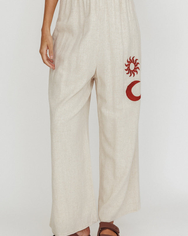 Oat Things Sun And Moon Wide Leg Pants