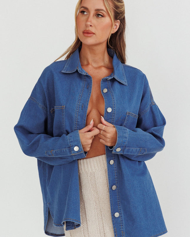 Indigo Chest Pocket Shirt