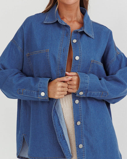 Indigo Chest Pocket Shirt
