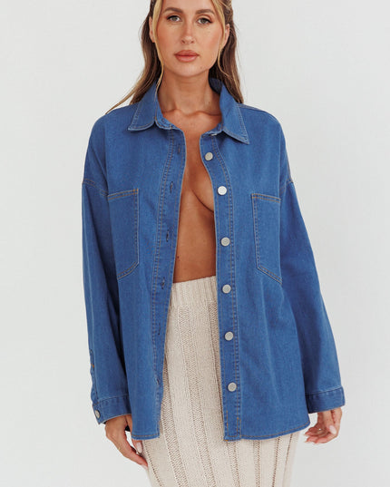 Indigo Chest Pocket Shirt