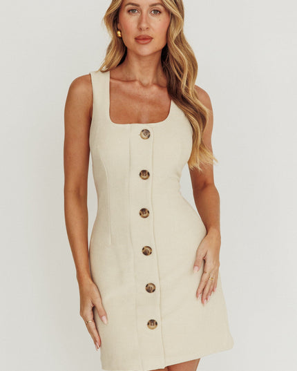 Oat Knit Mini Dress