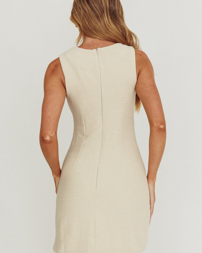 Oat Knit Mini Dress