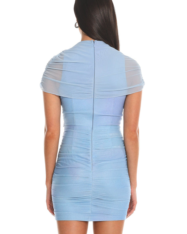 Lavender Iris Ombré Bodycon Mini Dress