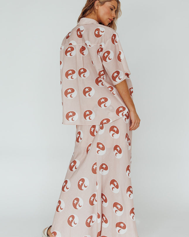 Rose Hunch Maxi Skirt Yin Yang