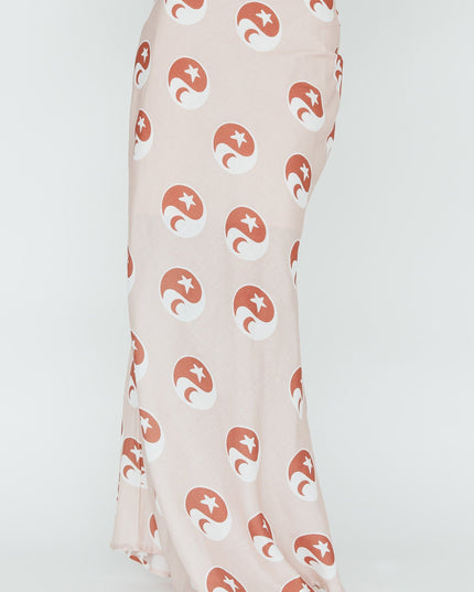 Rose Hunch Maxi Skirt Yin Yang