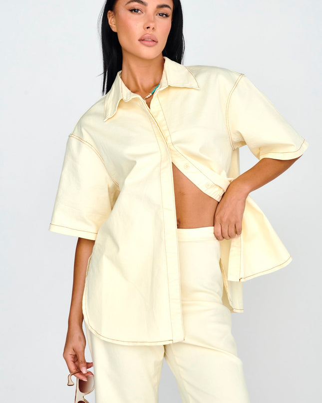 Button Up Shirt Buttermilk