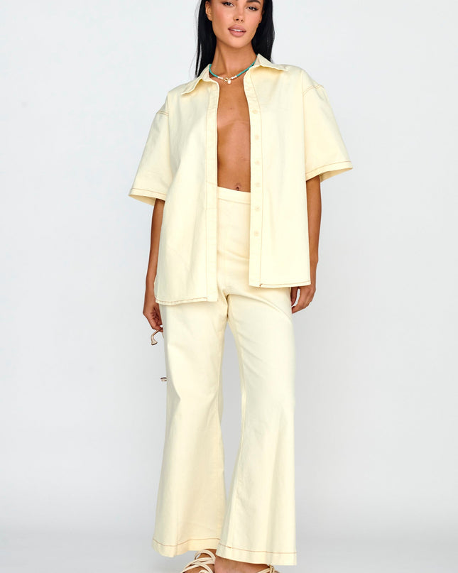 Button Up Shirt Buttermilk