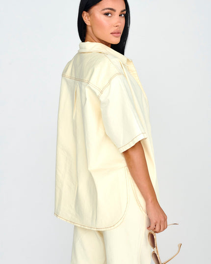 Button Up Shirt Buttermilk