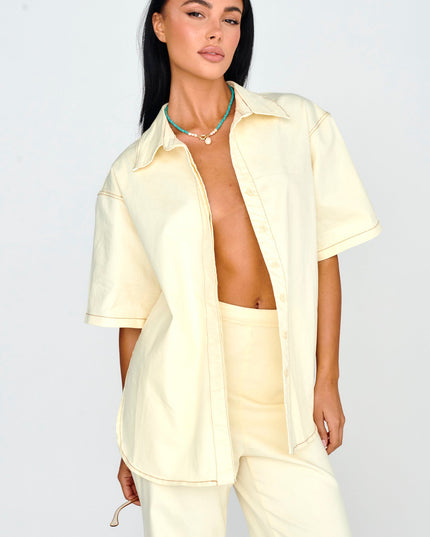 Button Up Shirt Buttermilk