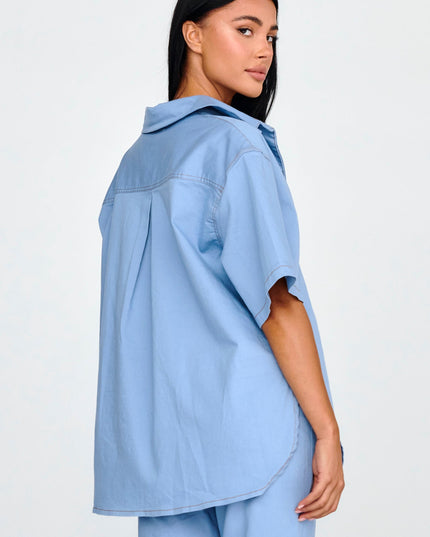 Denim Blue Button Up Shirt