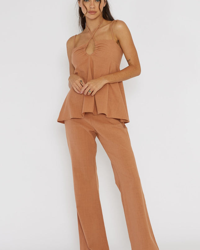 Sand Freestyle Flared Pants