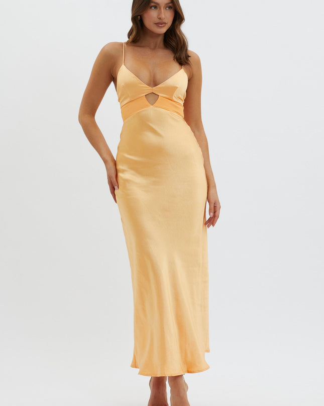 Mango Sun Keyhole Bust Maxi Dress