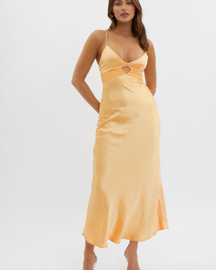 Mango Sun Keyhole Bust Maxi Dress