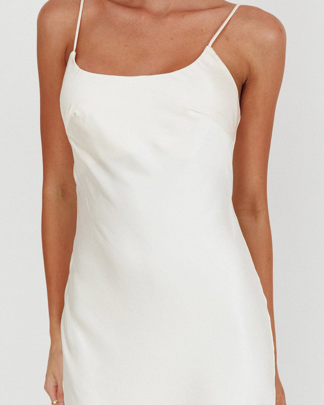 Oyster Chiffon Hem Maxi Dress
