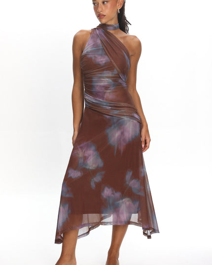 Chocolate Solene Midi Dress