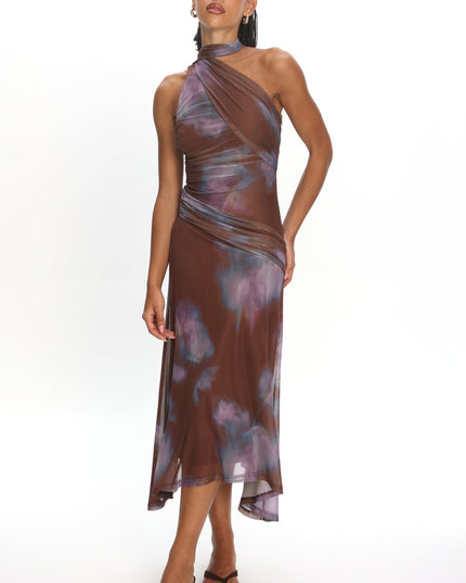 Chocolate Solene Midi Dress
