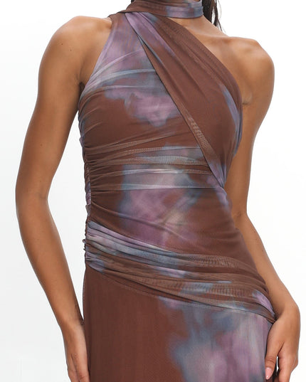 Chocolate Solene Midi Dress