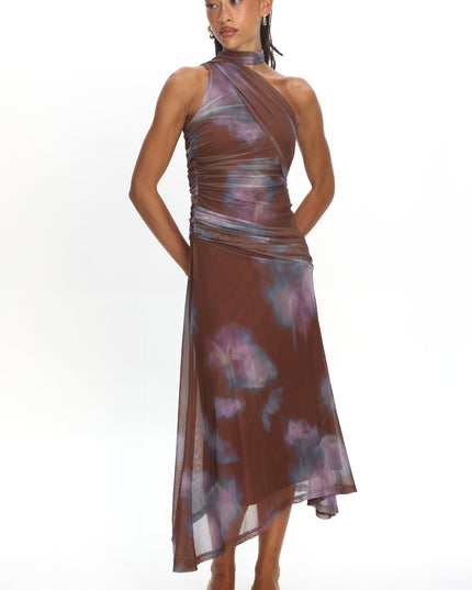 Chocolate Solene Midi Dress