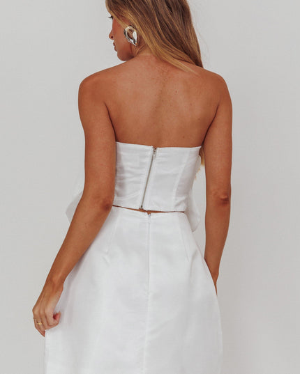 Oyster A-Line Mini Skirt