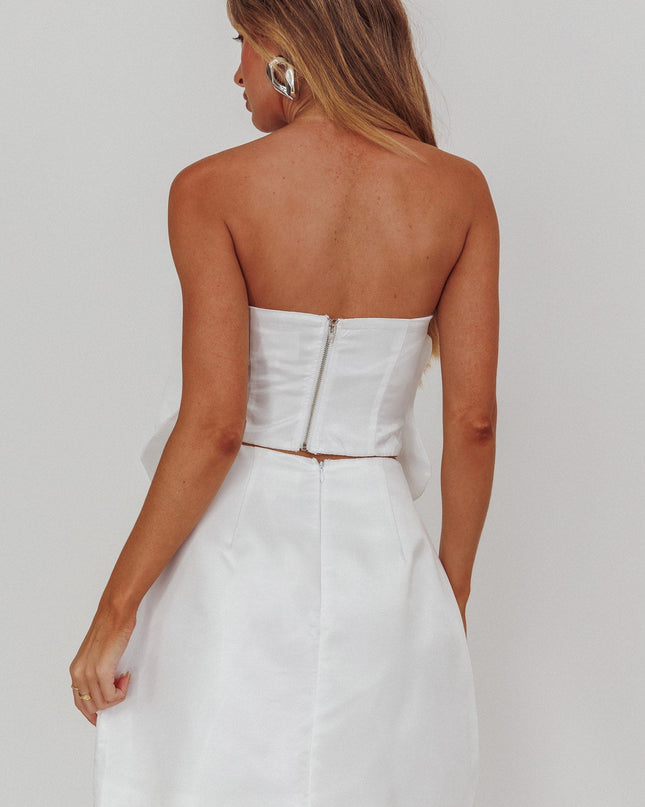 Oyster A-Line Mini Skirt