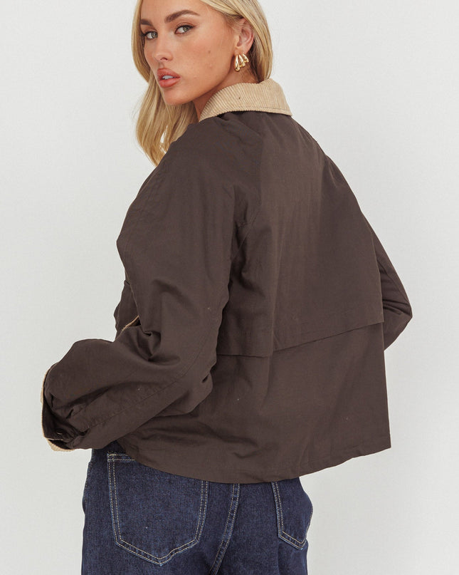 Charcoal Button Pocket Jacket