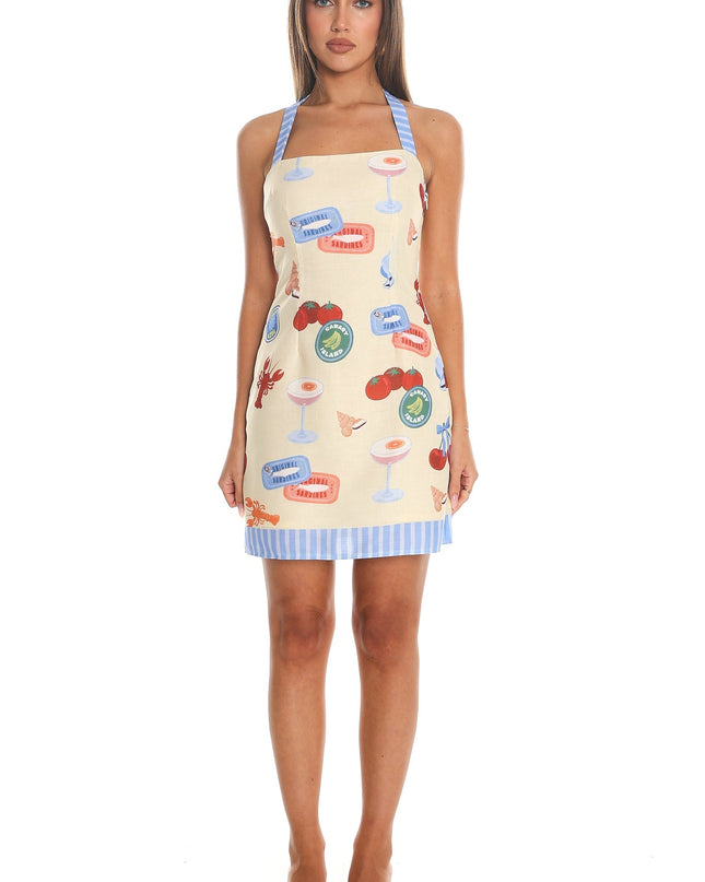 Butter Halter Mini Dress