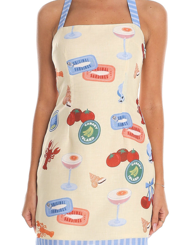 Butter Halter Mini Dress