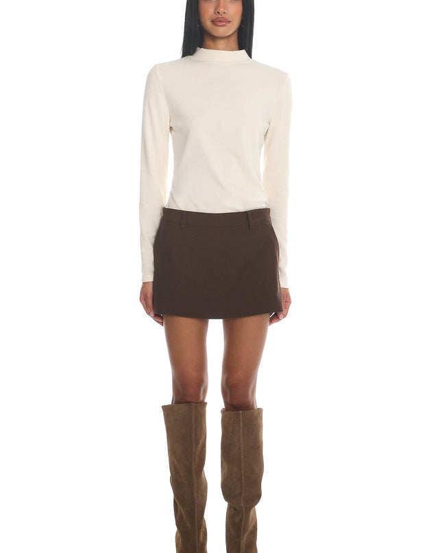 Brown Started Mini Skort