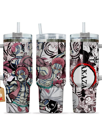 Akaza Kimetsu No Yaiba 40oz Insulated Stainless Tumbler
