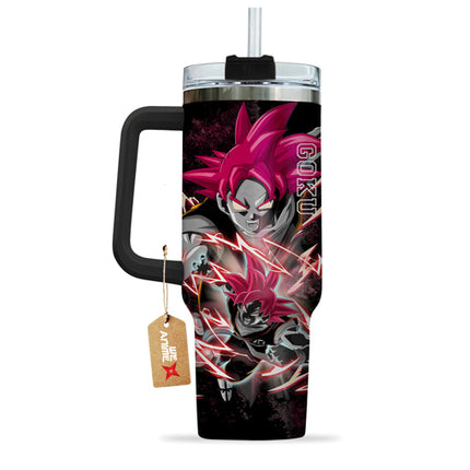 Goku Saiyan God DragonBallZ 40oz Insulated Stainless Tumbler
