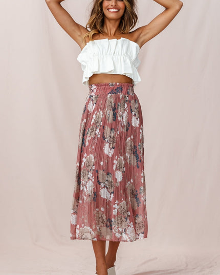 White Ruffle Crop Top