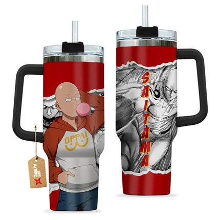 Saitama One Punch Man 40oz Insulated Stainless Tumbler
