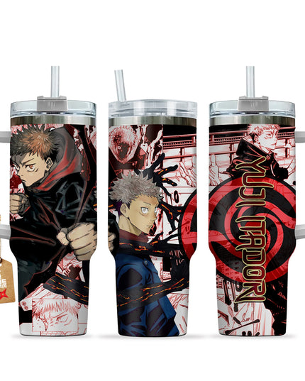 Yuji Itadori Jujutsu Kaisen 40oz Insulated Stainless Tumbler